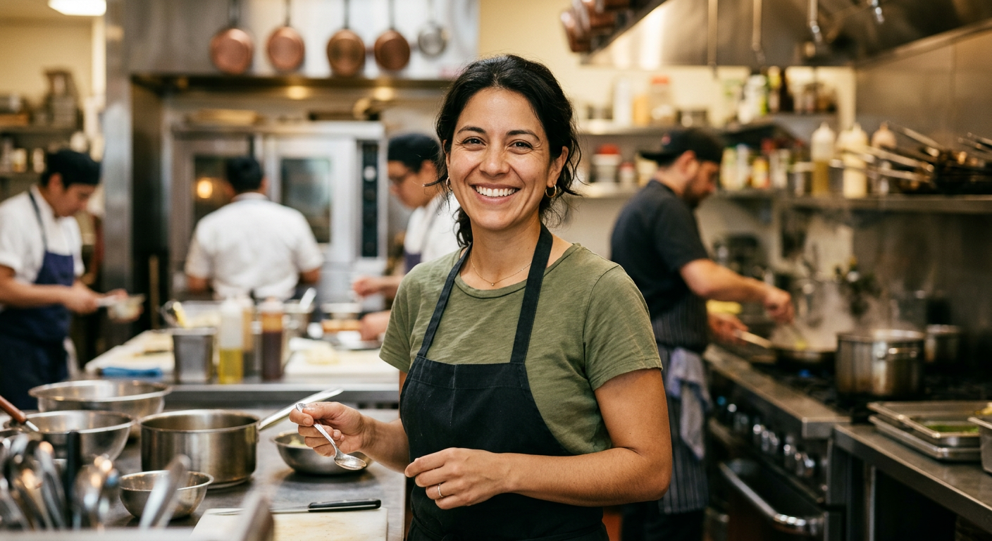 Elena K, owner of Bella Vista Restaurant in Miami